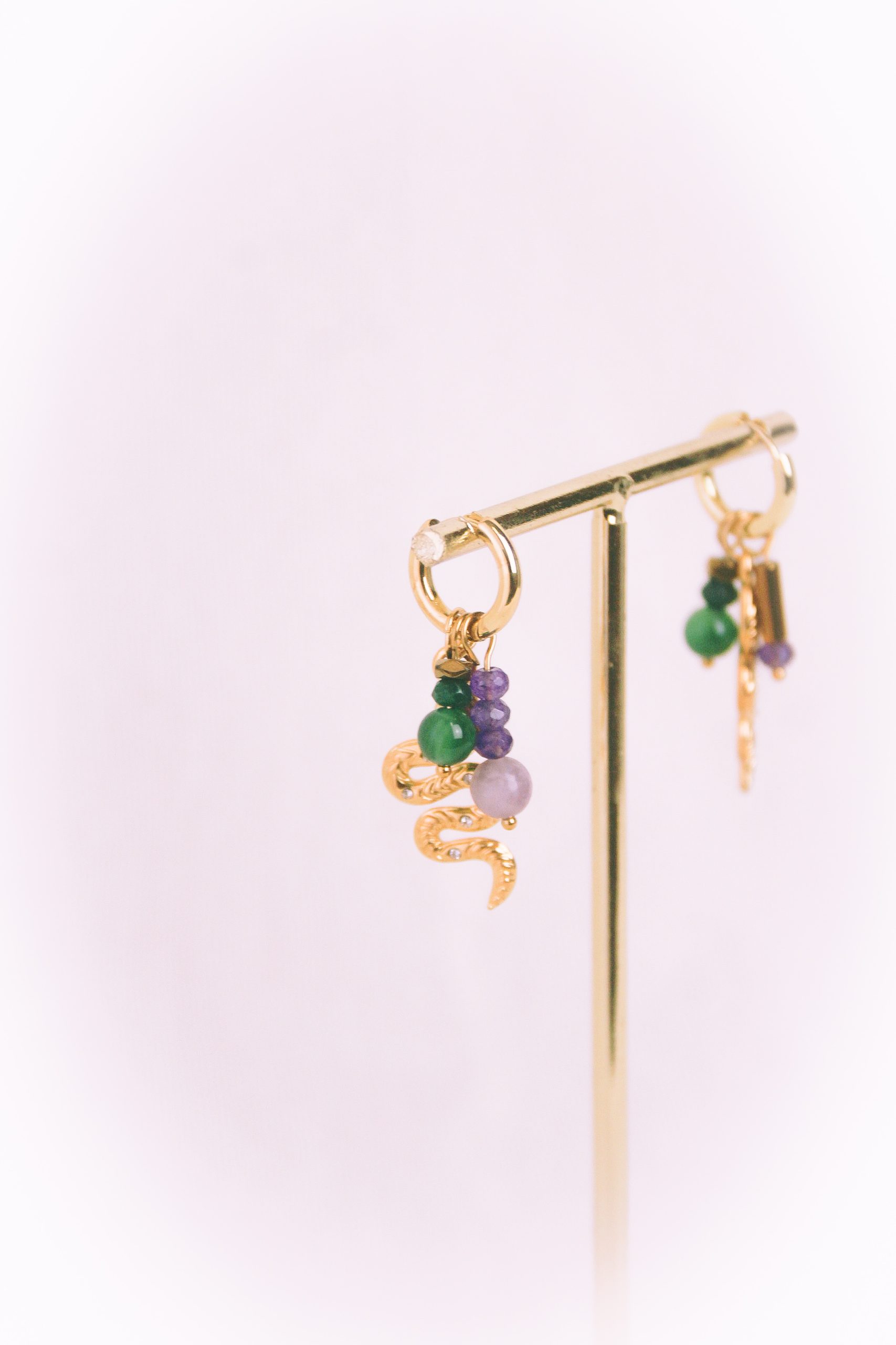Snake Hoop Earring
