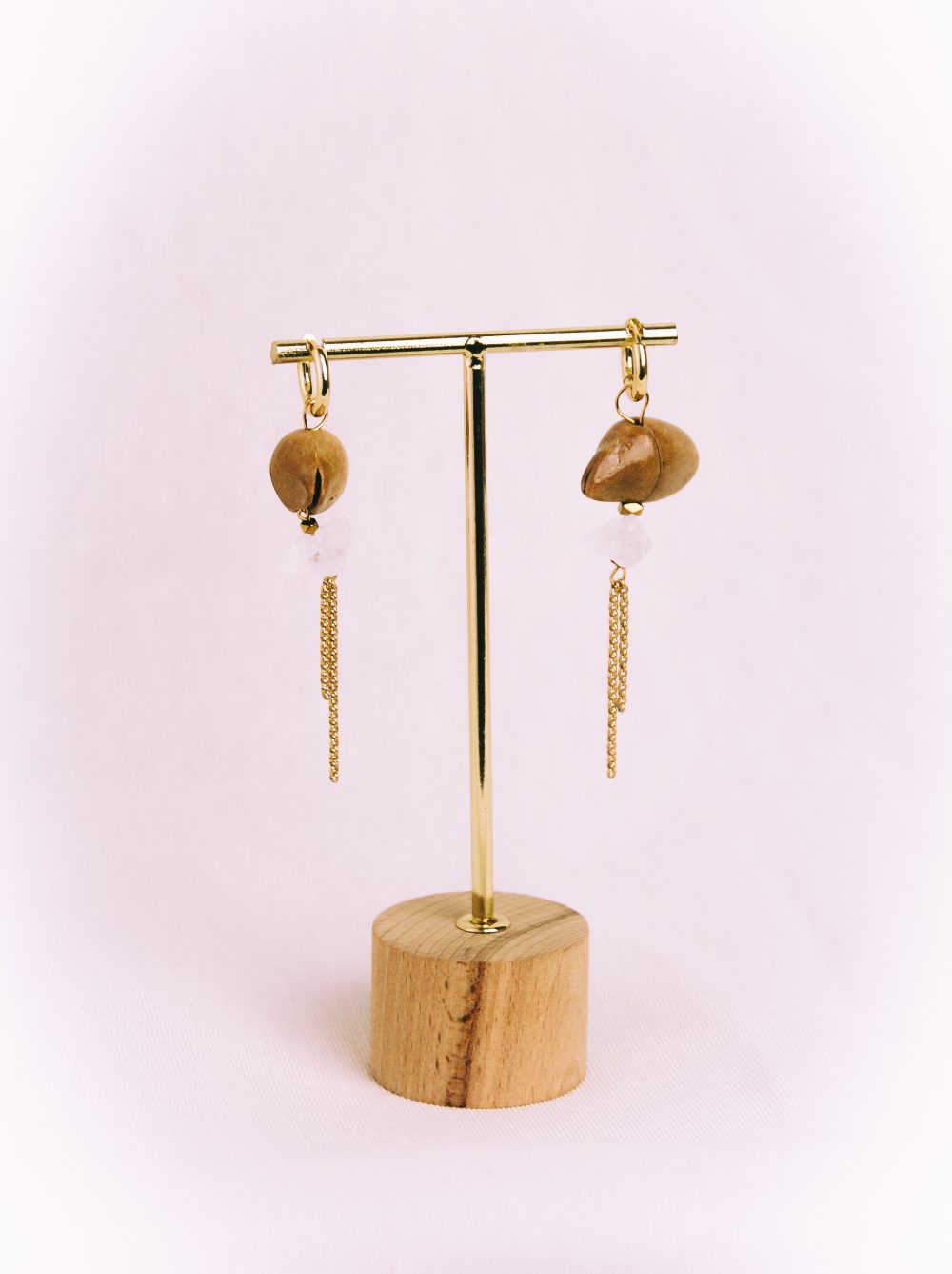 Earring with seed